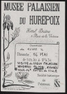 PALAISEAU. - Visite du vieux Palaiseau, Musée palaisien du Hurepoix, Hôtel Brière, [16 mai 1993]. 