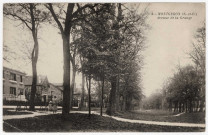 MONTGERON. - Avenue de la Grange [Editeur Bourguignon, 1949]. 