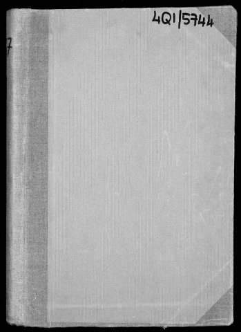 Conservation des hypothèques de CORBEIL. - Répertoire des formalités hypothécaires, volume n° 337 : A-Z (registre ouvert en 1901). 