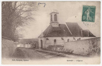 QUINCY-SOUS-SENART. - L'église [Editeur IPM, Fouquet, timbre à 5 centimes]. 