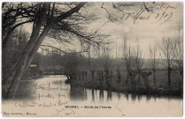 BRUNOY. - Bords de l'Yerres, Bréger, 1907, 3 lignes, ad. 