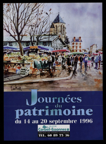 CORBEIL-ESSONNES. - Journées du patrimoine, 14 septembre-20 septembre 1996. 