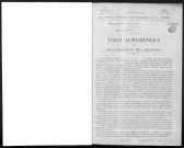 DOURDAN, bureau de l'enregistrement. - Tables alphabétiques des successions et des absences. - Vol 24, 1914 - 1919. 