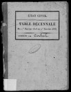 CORBEIL. Tables décennales (1823-1832). 