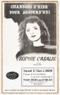 Chansons d'hier pour aujourd'hui, Sophie CASALIS, piano Jean PELLEGEAY.