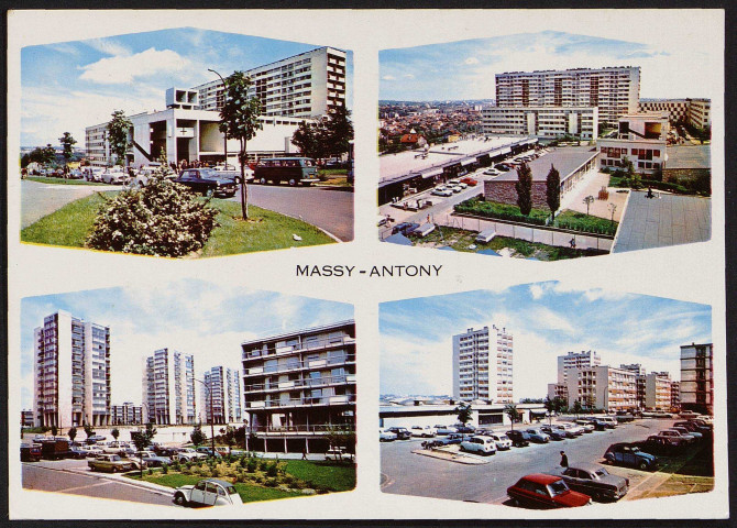 MASSY.- Divers aspects de la ville, 1989.