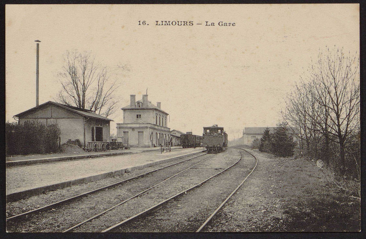 LIMOURS.- La gare [1904-1930]. 