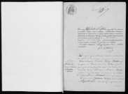VIDELLES. Naissances, mariages, décès : registre d'état civil (1861-1875). 