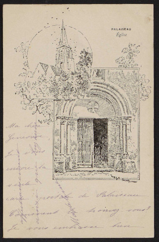 Palaiseau.- Eglise (7 avril 1902). 