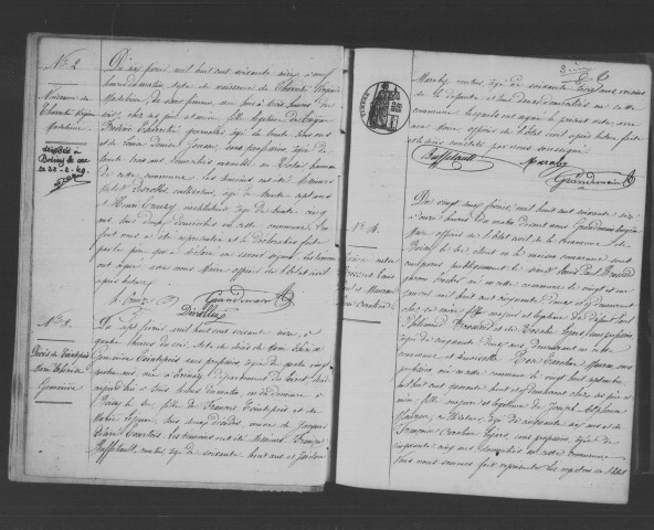 BOISSY-LE-SEC. Naissances, mariages, décès : registre d'état civil (1876-1890). 