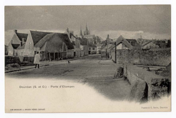DOURDAN. - Porte d'Etampes. Sevin (1908). 