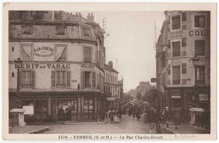 CORBEIL-ESSONNES. - La rue Charles-Drézet, Delboy. 