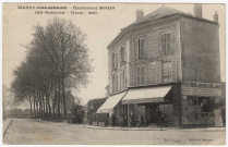 MASSY. - Etablissement Merger (café-restaurant-hôtel) [Editeur Merger, Debuisson, (1928), timbre à 25 cemtimes]. 