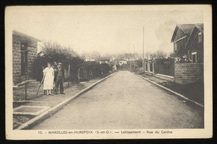 MAROLLES-EN-HUREPOIX. - Lotissement rue du centre (10). (Edition Cavagnoli.) 