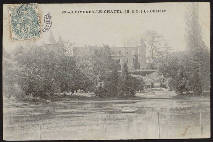 Bruyères-le-Châtel.- Le château (janvier 1907). 