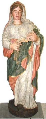 statue : sainte Geneviève