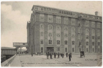 CORBEIL-ESSONNES. - Le nouveau bâtiment des grands moulins, Mardelet, cote négatif 9A95c. 