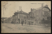 JUVISY-SUR-ORGE. - Rue de la poste. Imprimerie Marquignon, 1905, 1 timbre à 5 centimes. 