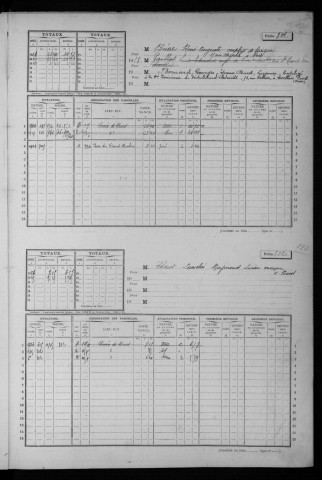 BURES-SUR-YVETTE. - Matrice des propriétés non bâties : folios 797 à la fin [cadastre rénové en 1945]. 