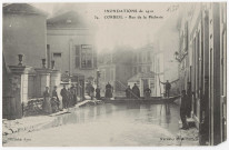 CORBEIL-ESSONNES. - Inondations de 1910. Rue de la Pêcherie, Mardelet. 