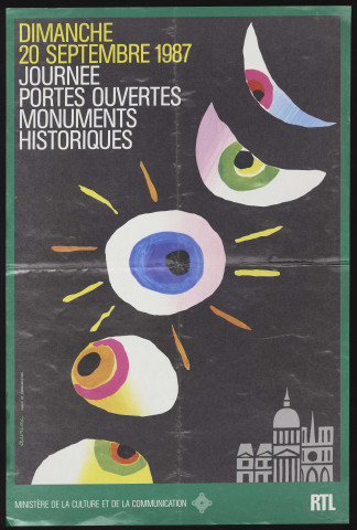 PARIS [Ville de]. - Journée portes ouvertes, monuments historiques, 20 septembre 1987. 