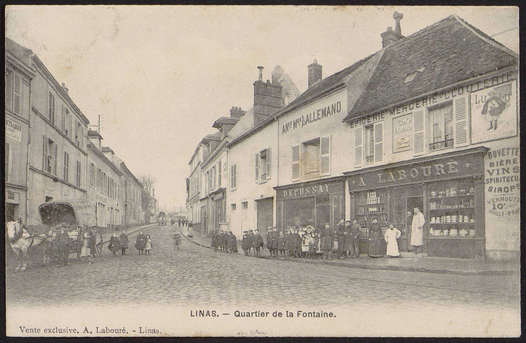 Linas.- Quartier de la Fontaine [1907-1910] 