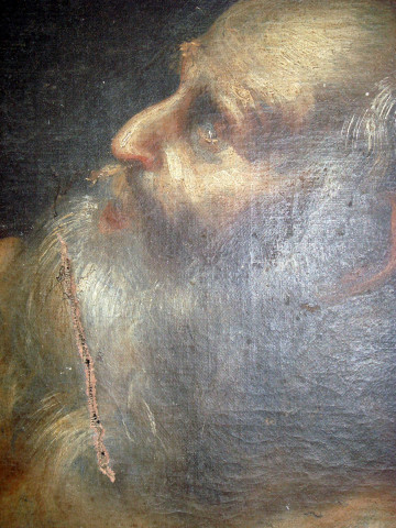tableau sans cadre : saint Jérôme pénitent
