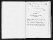 Conservation des hypothèques de CORBEIL. - Répertoire des formalités hypothécaires, volume n° 533 : A-Z (registre ouvert vers 1920). 