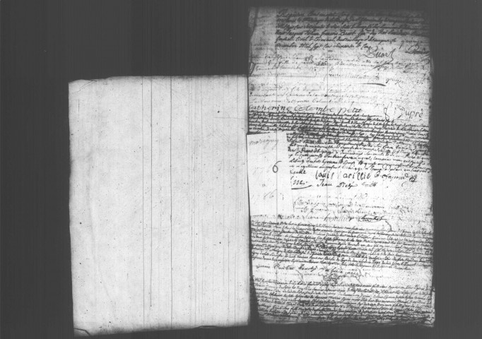 SAINT-GERMAIN-LES-ETAMPES (MORIGNY-CHAMPIGNY). Baptêmes, mariages, sépultures : registre paroissial (1766-1786). [1786 : P.V. de recolement et vérification (2 cahiers)]. 