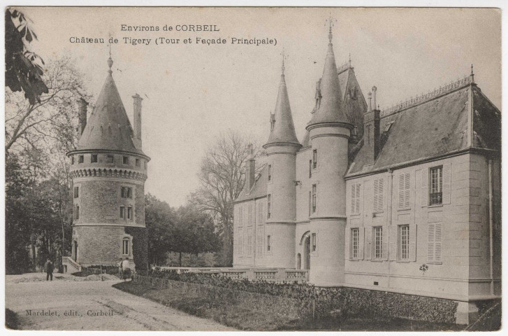 TIGERY. - Château de Tigery (Tour et façade principale). 