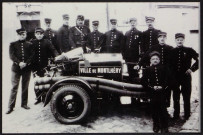 Montlhéry.- Les sapeurs pompiers (d'après vue vers 1910) [2002-2009]. 