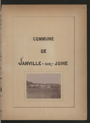 JANVILLE (1899). 13 vues de microfilm 35 mm en bandes de 5 vues. 