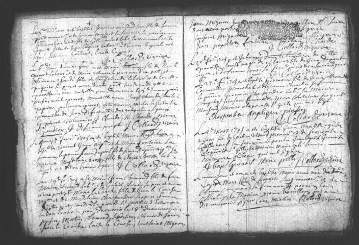 ETAMPES. Paroisse Saint-Martin : Baptêmes, mariages, sépultures : registre paroissial (1703-1726). [Lacunes : B.M.S. (1705-1716)]. 