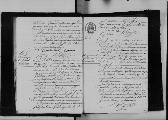 BRIERES-LES-SCELLES. Naissances, mariages, décès : registre d'état civil (1861-1875). 