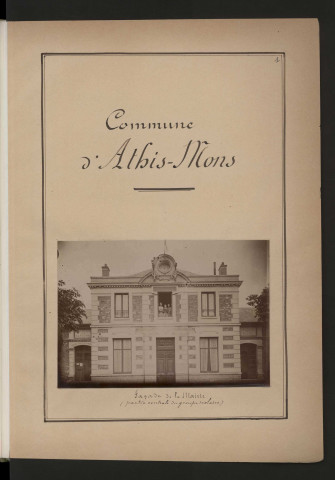 ATHIS-MONS. - Monographie communale [1899] : 5 bandes, 21 vues. 