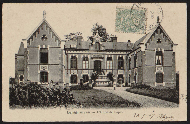 LONGJUMEAU.- L'hôpital-hospice (24 mai 1907).