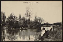 VIGNEUX-SUR-SEINE.- Le lac et l'île [1920-1930].