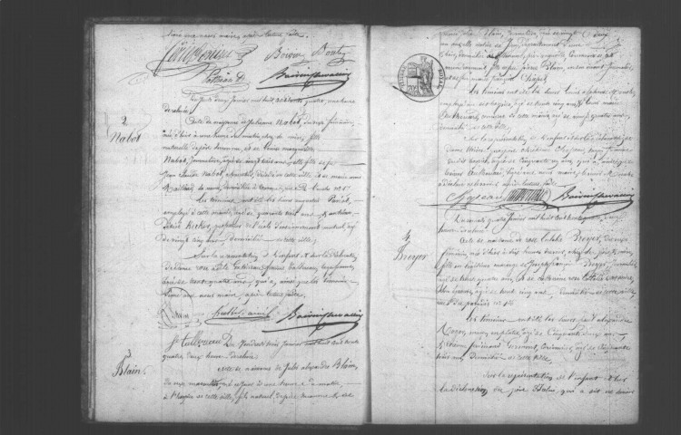 ETAMPES. Naissances : registre d'état civil (1834). 