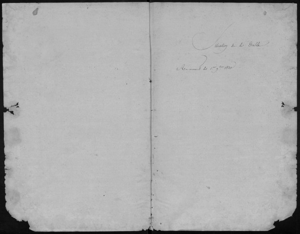 ARPAJON, bureau de l'enregistrement. - Tables des successions. - Vol. 3, 1814 - 31 décembre 1823, (lacunes : volume 2). 