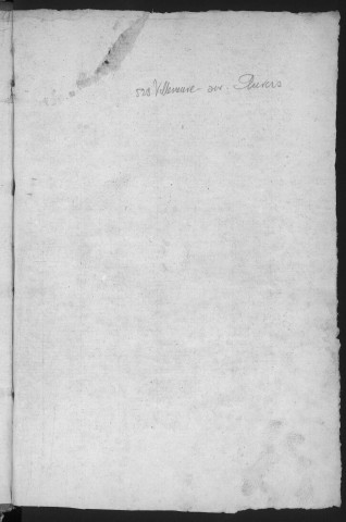 VILLENEUVE-SUR-AUVERS. - Etat de sections [cadastre rénové en 1953]. 