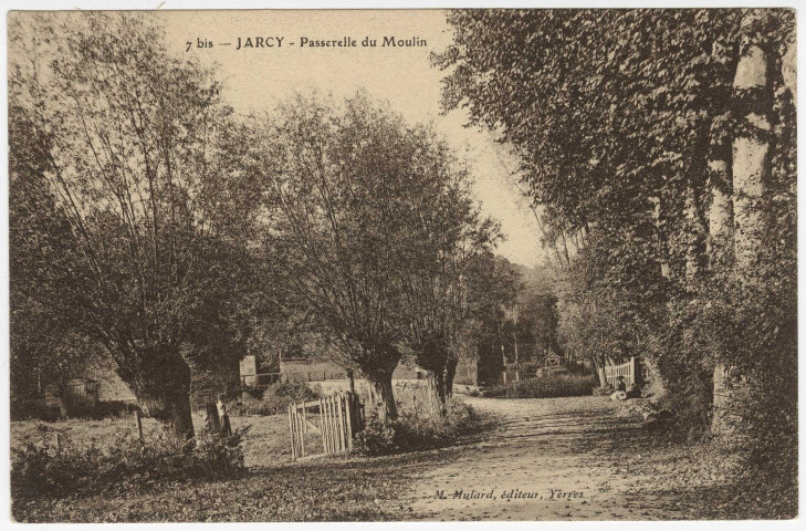 VARENNES-JARCY. - Chemin du moulin [Editeur Mulard]. 