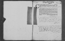 CHALOU-MOULINEUX. Paroisse de Saint-Thomas de Moulineux : Baptêmes, mariages, sépultures : registre paroissial (1694-1792). [Lacunes : B.M.S. (1710). Relié en désordre (1724). Nota bene : 1739 après 1740, 1746 après 1747. Pour 1710, un seul acte de septembre à la fin du cahier de 1709. En 1790, MOULINEUX est rattaché à la commune de CHALOU-LA-REINE]. 
