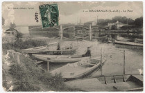 RIS-ORANGIS. - Le pont [Editeur Mulard, 1908, timbre à 5 centimes]. 
