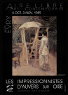 EVRY. - Exposition : Les impressionnistes d'Auvers-sur-Oise, Agora d'Evry, 4 octobre-3 novembre 1989. 