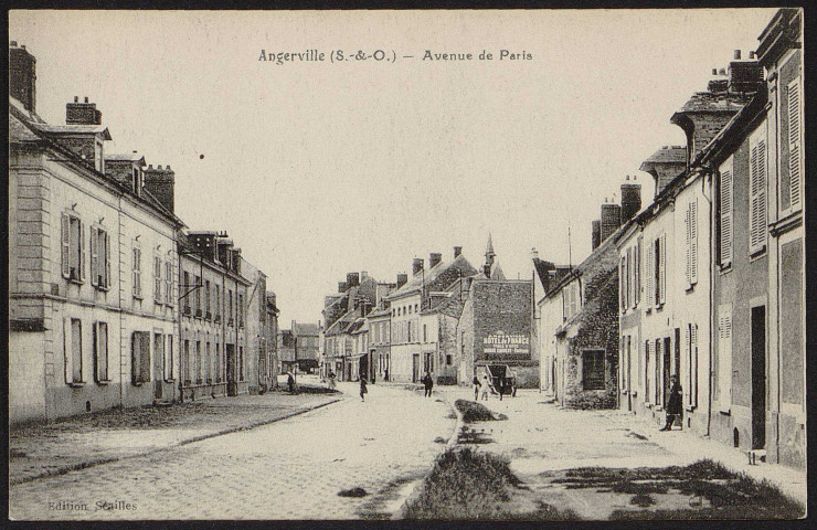 Angerville.- Avenue de Paris [1920-1930]. 