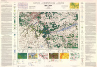 MELUN (Seine-et-Marne). - Cartes générales de l'Ile-de-France. Carte de la végétation de la France, publié par le Centre national de la recherche scientifique, 1979. Ech. 1/200 000. Papier. Coul. Dim. 74 x 106 cm. [1 plan]. 