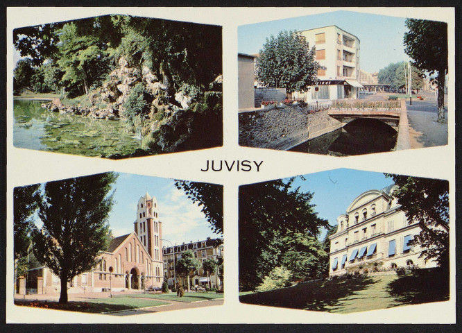 JUVISY-SUR-ORGE.- Divers aspects de la ville [1972-1990].