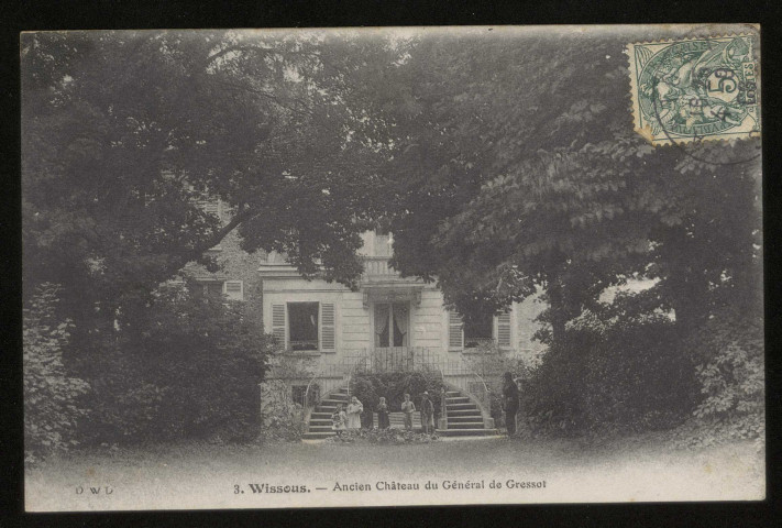 WISSOUS. - Ancien château du Général de Gressot. (Editeur D. W. D., 1906, 5 centimes.) 