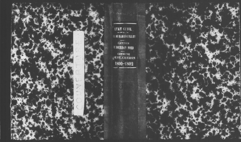 SAINT-CHERON. Naissances, mariages, décès : registre d'état civil (an IX-an XI). 