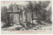 MASSY. - Entrée de l'ancien château de Massy, (d'après dessin de Champin vers 1845) [Editeur Seine-et-Oise artistique et pittoresque, collection Paul Allorge]. 